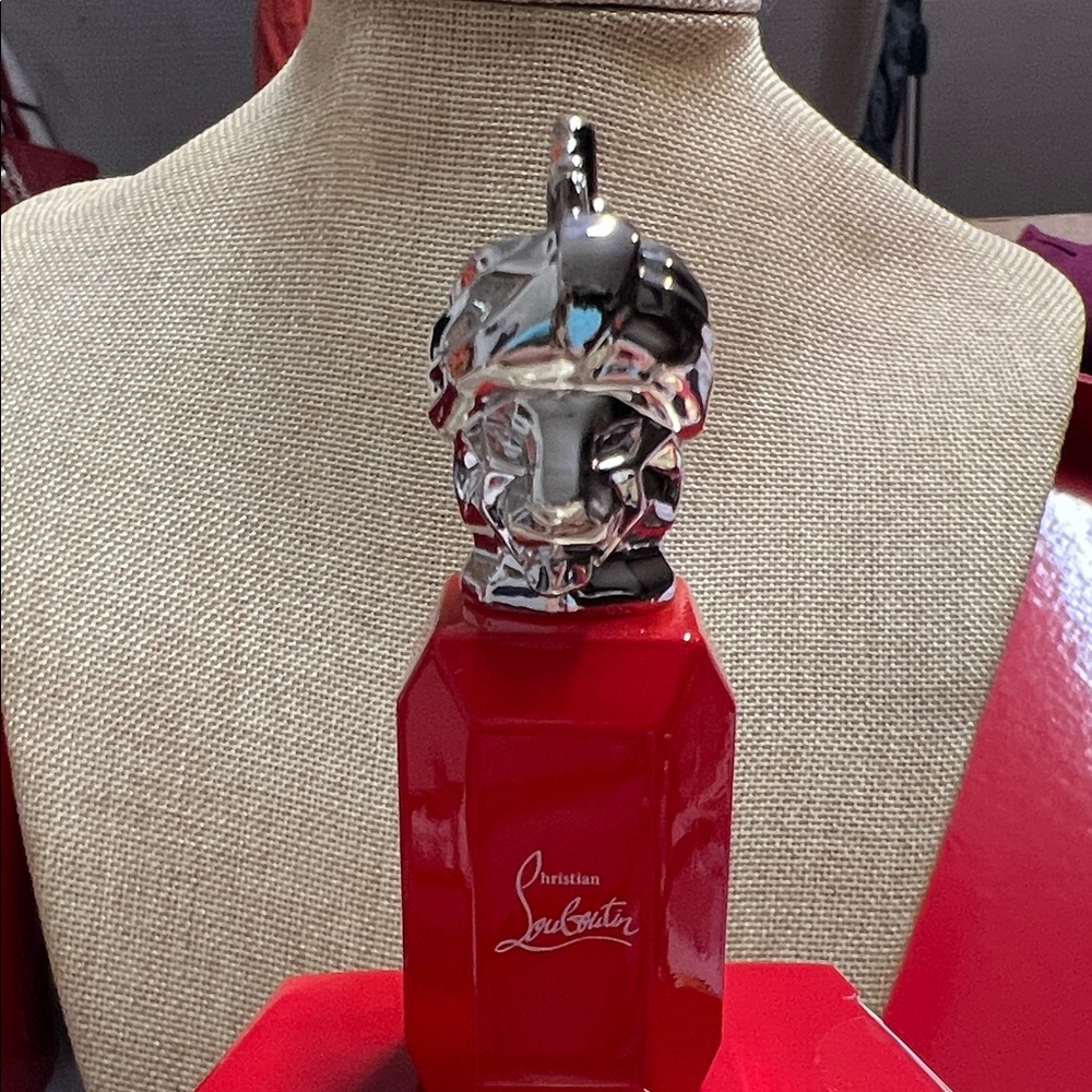 Christian Louboutin Red Fragrance with Silver Lion Cap/loubiraj 9ml